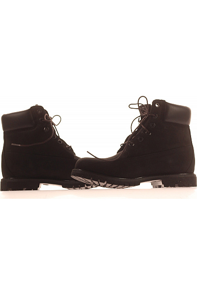 Timberland černé kožené kotníkové šněrovací boty Vel. EU 40 | Timberland | obrázek 5