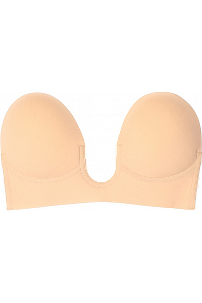 Magic Body Fashion Dámská béžová podprsenka s hlubokým výstřihem samolepicí hladká Velikost EU C | Magic Body Fashion | obrázek 2