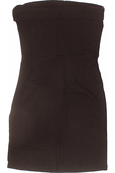 Černé šaty bez rukávů elegantní koktejlové mini Velikost EU 38 | Unimoda | obrázek 3