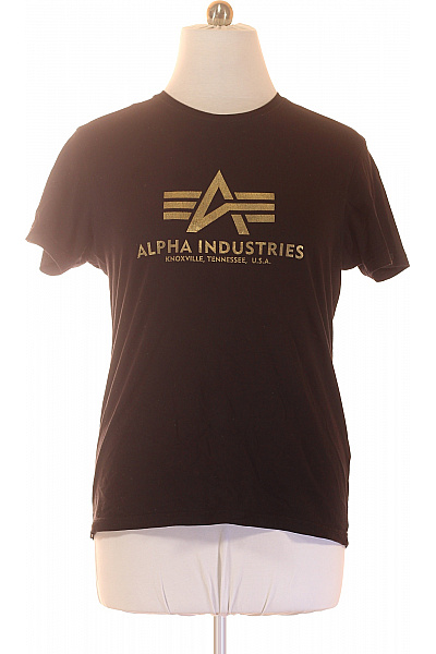 Alpha Industries Dámské Tričko S Krátkým Rukávem A Potiskem Vel. L
