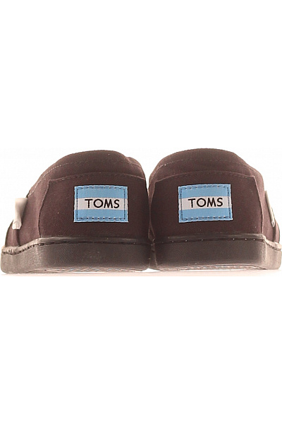 TOMS Dětské hnědé textilní nazouvací volnočasové boty Vel. 32.5 | TOMS | obrázek 4