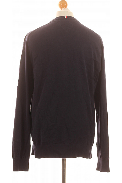 TOMMY HILFIGER Pánský tmavě modrý bavlněný svetr basic Vel. XL | TOMMY HILFIGER | obrázek 3