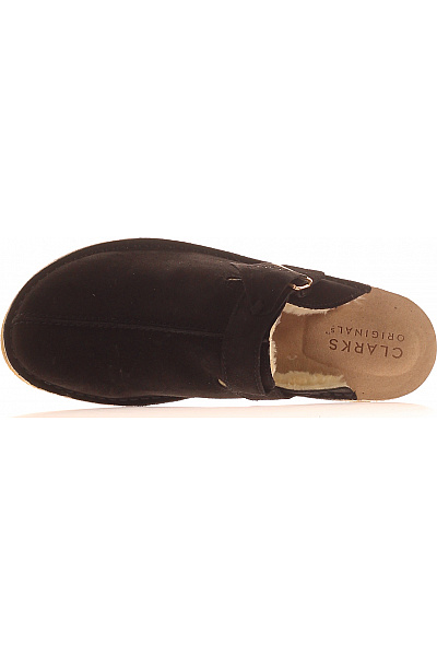 Clarks pánské hnědé semišové nazouvací pantofle s přezkou volnočasové Velikost EU 43 | Clarks | obrázek 2