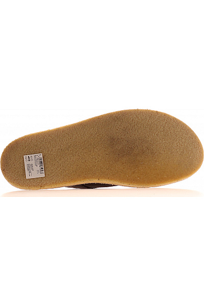 Clarks pánské hnědé semišové nazouvací pantofle s přezkou volnočasové Velikost EU 43 | Clarks | obrázek 3