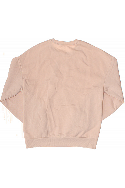 dámská mikina s dlouhým rukávem béžová jednobarevná oversized přes hlavu Vel. EU XS | Unimoda | obrázek 3
