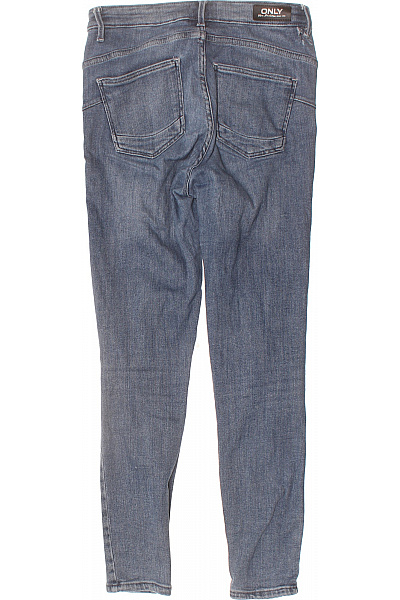 ONLY Dámské modré strečové skinny džíny s dírami Velikost 30 | ONLY | obrázek 2