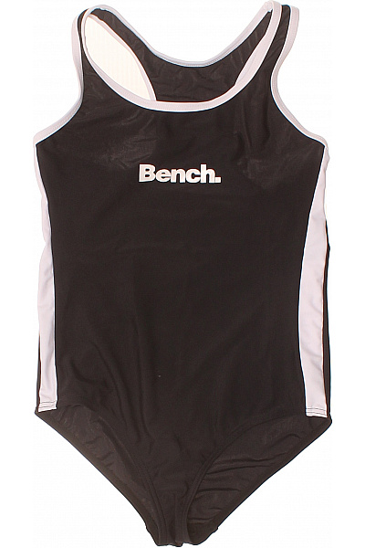 BENCH. Dívčí jednodílné plavky černé s bílými pruhy Velikost 146/152 | BENCH. | obrázek 2
