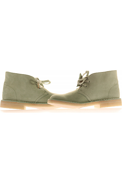 Clarks Kotníkové semišové boty zelené volnočasové Velikost EU 39 | Clarks | obrázek 5