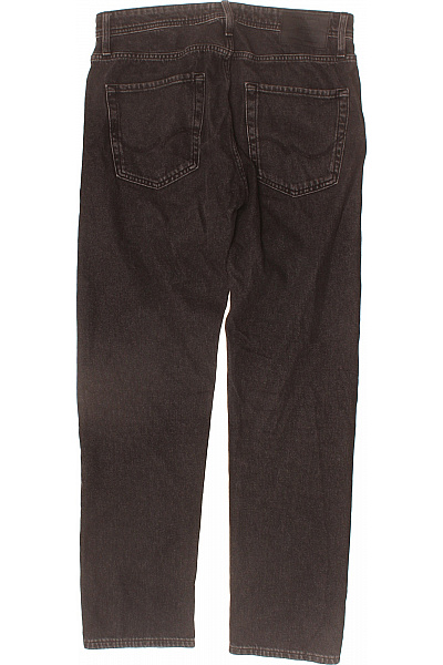 JACK & JONES Pánské džíny rovné s kapsami bavlněné tmavě šedé Velikost 32/34 | JACK & JONES | obrázek 2