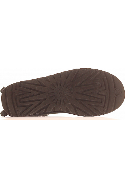 UGG černé kozačky válenky s kožíškem a mašlí Vel. EU 38 | UGG | obrázek 3