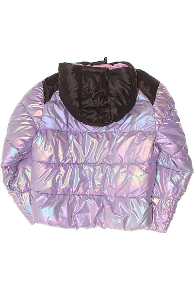 Nike Dívčí péřová bunda s kapucí fialová Vel. 122/128 cm | Nike | obrázek 3