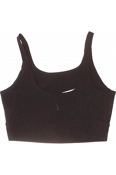 Nike černá hladká sportovní podprsenka crop top bez zapínání Vel. M | Nike | obrázek 3