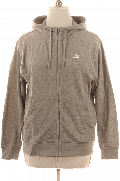 Nike pánská mikina s kapucí na zip šedá Velikost L | Nike | obrázek 2