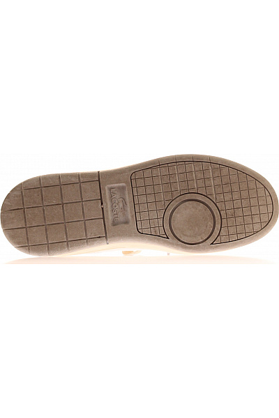 LACOSTE dámské tenisky na platformě béžové kožené volnočasové Velikost 39.5 | LACOSTE | obrázek 3