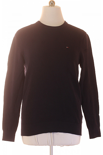 TOMMY HILFIGER Pánský černý bavlněný svetr basic Vel. EU M | TOMMY HILFIGER | obrázek 2