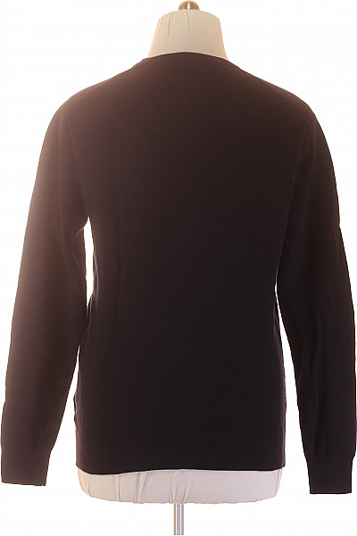 TOMMY HILFIGER Pánský černý bavlněný svetr basic Vel. EU M | TOMMY HILFIGER | obrázek 3