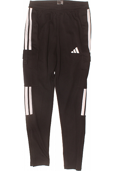 ADIDAS Pánské černé tepláky cargo s lampasem Velikost s | ADIDAS | obrázek 2