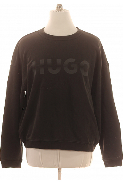 Hugo Boss pánská mikina s dlouhým rukávem černá streetwear crewneck Vel. EU xl | Hugo Boss | obrázek 2