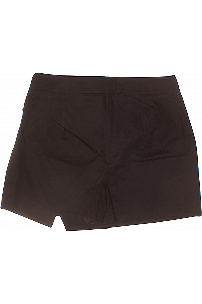 dámská černá zavinovací mini sukně s rozparkem Vel. EU 38 | Unimoda | obrázek 2