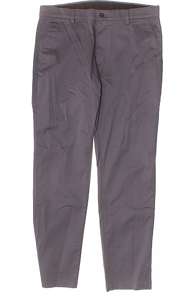 Calvin Klein Pánské bavlněné kalhoty chinos rovné šedé volnočasové Vel. EU 34/32 | Calvin Klein | obrázek 2