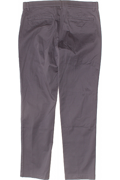 Calvin Klein Pánské bavlněné kalhoty chinos rovné šedé volnočasové Vel. EU 34/32 | Calvin Klein | obrázek 3