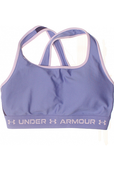 UNDER ARMOUR Fialová sportovní podprsenka na cvičení hladká Velikost M | UNDER ARMOUR | obrázek 2