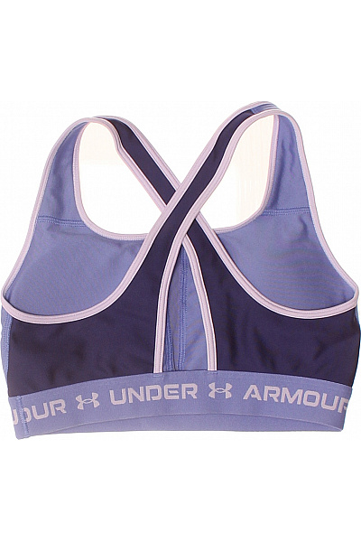 UNDER ARMOUR Fialová sportovní podprsenka na cvičení hladká Velikost M | UNDER ARMOUR | obrázek 3