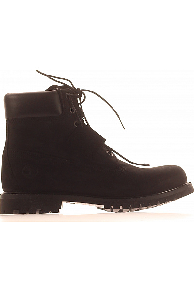 Timberland Pánské Kotníkové černé Semišové šněrovací Vycházkové Boty Vel. EU 40