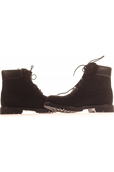 Timberland Pánské kotníkové černé semišové šněrovací vycházkové boty Vel. EU 40 | Timberland | obrázek 5