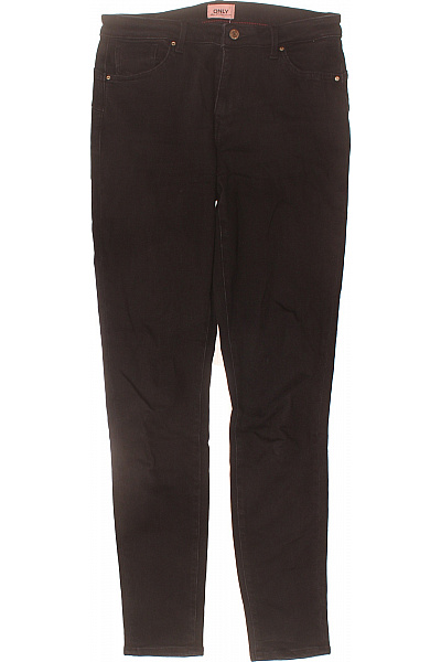 ONLY Dámské černé Skinny Džíny S Vysokým Pasem Vel. 34