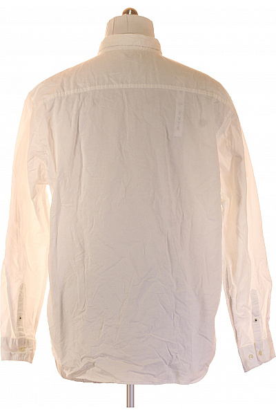 JACK & JONES Pánská košile s dlouhým rukávem bílá ležérní bavlněná Vel. 3XL | JACK & JONES | obrázek 3