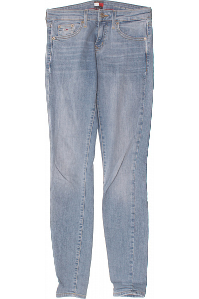 TOMMY HILFIGER Dámské Džíny Skinny Strečové Modré Vel. 25/32