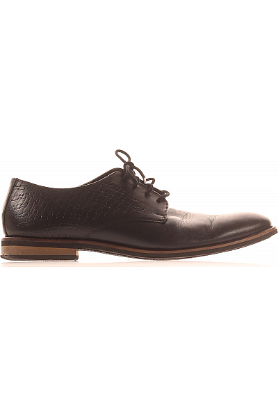 Ashton Aubry. Pánské Polobotky Elegantní šněrovací Hnědé Vel. 43