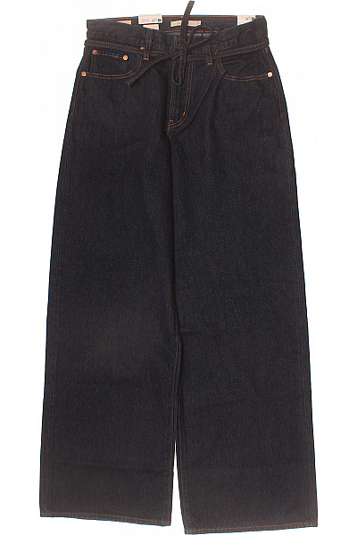 LEVIS Dámské Džíny Volné S Vysokým Pasem Modré Vel. 27