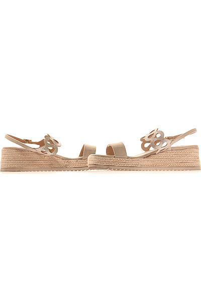mia & jo dámské béžové espadrilky s kamínky na platformě letní Velikost 41 | mia & jo | obrázek 5