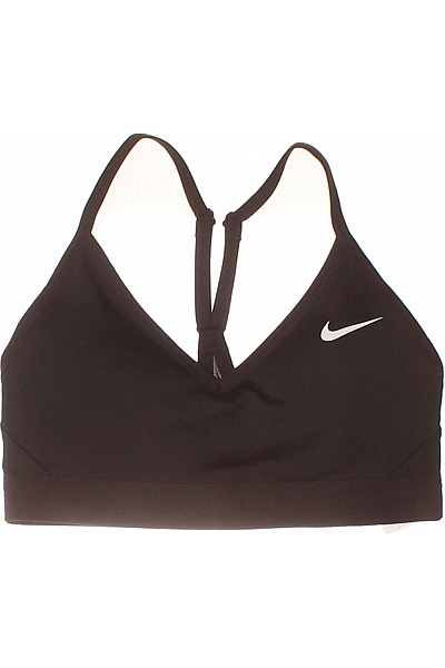 Nike černá sportovní podprsenka hladká trojúhelníková s úzkými ramínky Velikost XS | Nike | obrázek 2