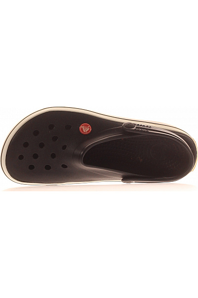 crocs Černé nazouvací volnočasové gumové boty s proužky Vel. 8 | crocs | obrázek 2