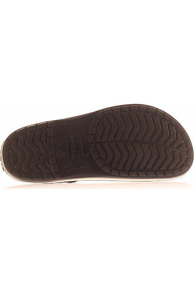 crocs Černé nazouvací volnočasové gumové boty s proužky Vel. 8 | crocs | obrázek 3