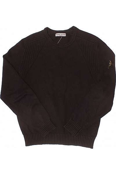 Stone Island pánský černý pletený svetr s dlouhým rukávem Velikost XL | Stone Island | obrázek 2