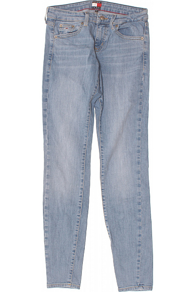 TOMMY HILFIGER Dámské Džíny Skinny Strečové Modré Vel. 25/35