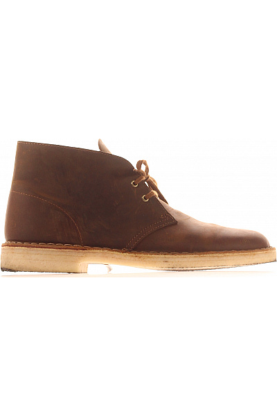 Clarks Pánské Kotníkové šněrovací Kožené Volnočasové Boty Hnědé Vel. EU 41