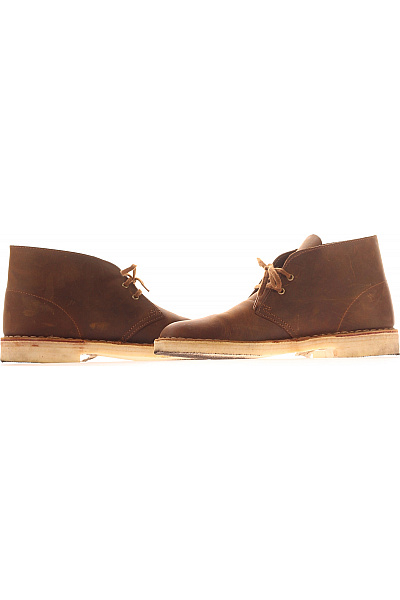 Clarks Pánské kotníkové šněrovací kožené volnočasové boty hnědé Vel. EU 41 | Clarks | obrázek 5