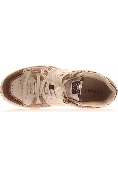 Guess Pánské tenisky béžové se vzorem volnočasové šněrovací Vel. 43 | Guess | obrázek 2