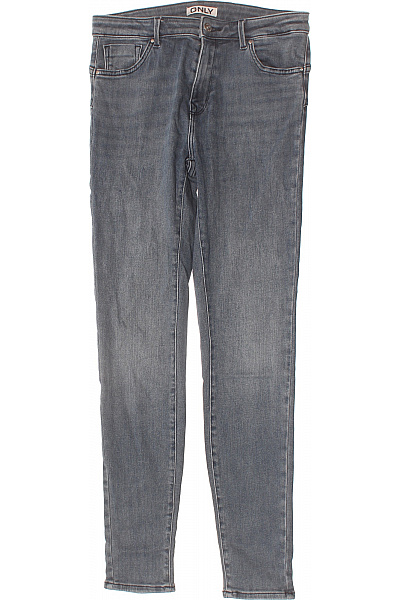 ONLY Dámské šedé Strečové Skinny Džíny S Vysokým Pasem Velikost L/34