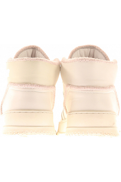 Růžové kotníkové tenisky s kožíškem a šněrováním Vel. 37 | Unimoda | obrázek 4