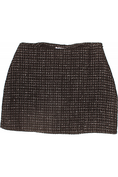 Dámské kostkované mini šaty černé Vel. 44 | Unimoda | obrázek 2