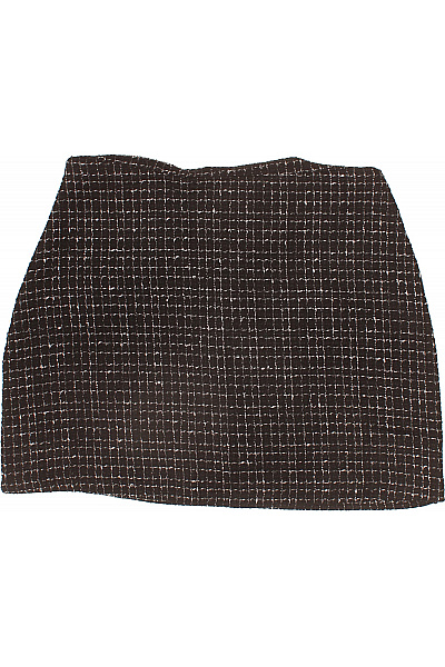 Dámské kostkované mini šaty černé Vel. 44 | Unimoda | obrázek 3