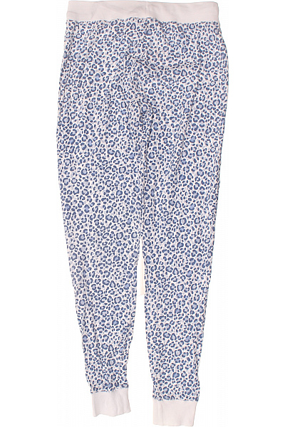 Dámské pyžamové kalhoty modré leopardí vzor bavlněné Velikost M | Unimoda | obrázek 3
