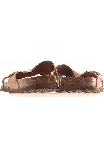 LAWRENCE GREY Pánské hnědé kožené sandály nazouvací s přezkou letní Vel. 45 | LAWRENCE GREY | obrázek 4