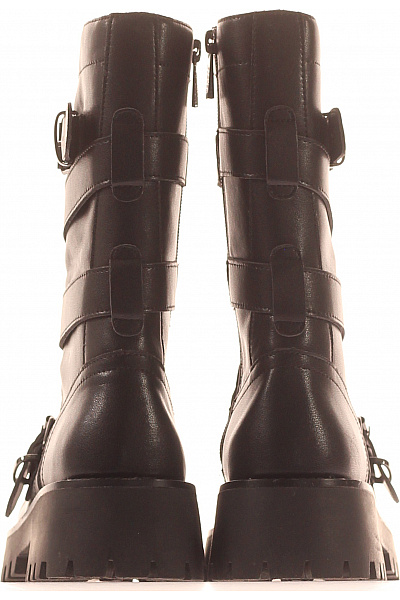 Steve Madden Dámské kozačky černé kožené s přezkou volnočasové Vel. 38 | Steve Madden | obrázek 4